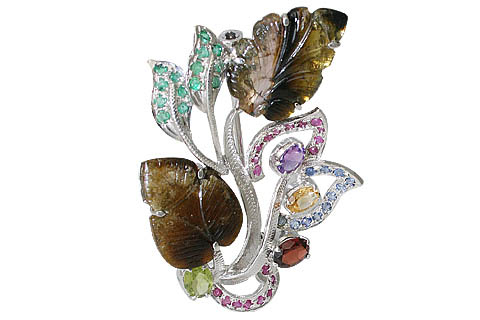 SKU 11647 - a Emerald brooches Jewelry Design image