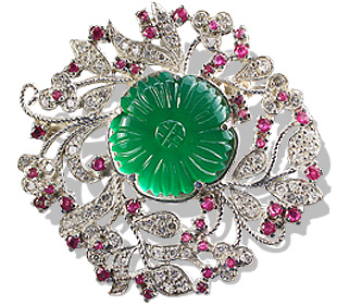 SKU 7505 - a Onyx brooches Jewelry Design image
