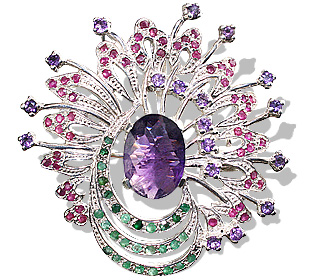 SKU 7506 - a Amethyst brooches Jewelry Design image