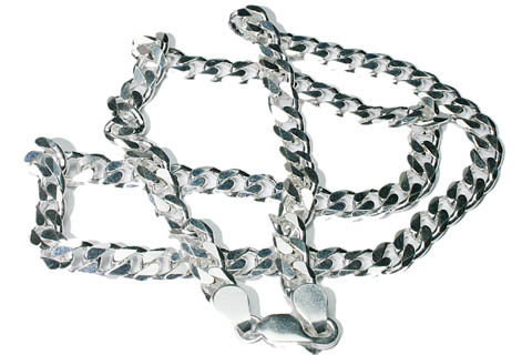 SKU 7621 - a silver chains Jewelry Design image