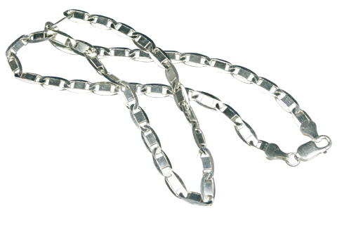 SKU 7695 - a silver chains Jewelry Design image