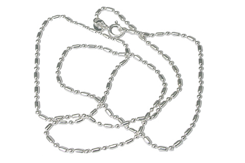 SKU 9805 - a silver chains Jewelry Design image
