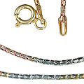 9797: Silver Setting white silver  chains chains
