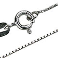 9804: Silver Setting white silver  chains chains
