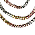 9809: Silver Setting white silver  chains chains