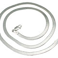 9810: Silver Setting white silver  chains chains