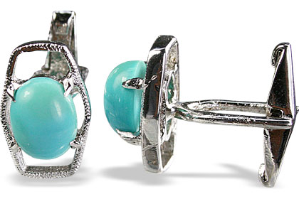SKU 14796 - a Turquoise cufflinks Jewelry Design image