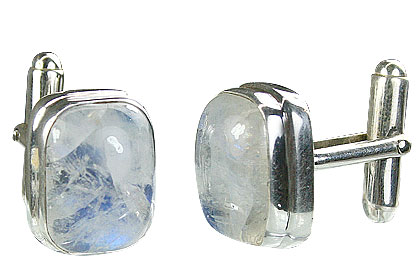 SKU 16177 - a Moonstone cufflinks Jewelry Design image