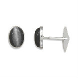 Glass gemstone cufflinks