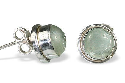 SKU 10014 - a Aquamarine earrings Jewelry Design image