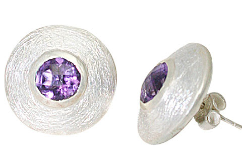 SKU 10053 - a Amethyst earrings Jewelry Design image