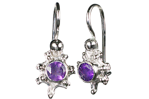 SKU 10077 - a Amethyst earrings Jewelry Design image