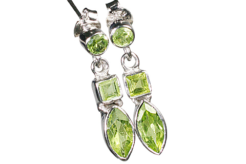 SKU 10081 - a Peridot earrings Jewelry Design image