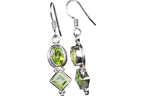 SKU 10085 - a Peridot earrings Jewelry Design image