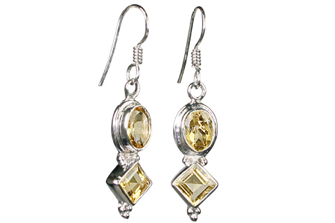 SKU 10088 - a Citrine earrings Jewelry Design image