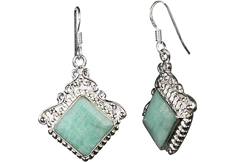 SKU 10124 - a Emerald earrings Jewelry Design image