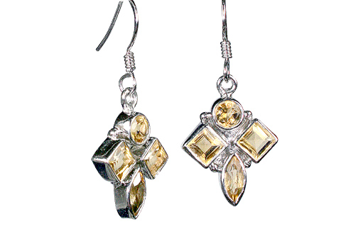 SKU 10131 - a Citrine earrings Jewelry Design image