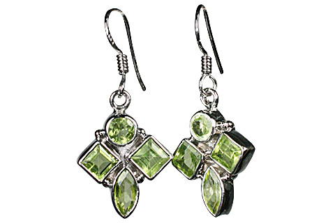 SKU 10132 - a Peridot earrings Jewelry Design image