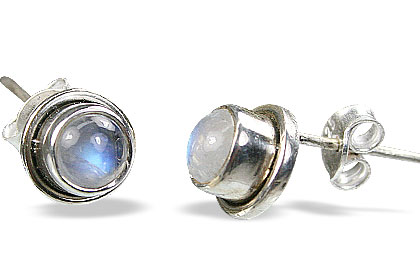 SKU 1024 - a Moonstone Earrings Jewelry Design image