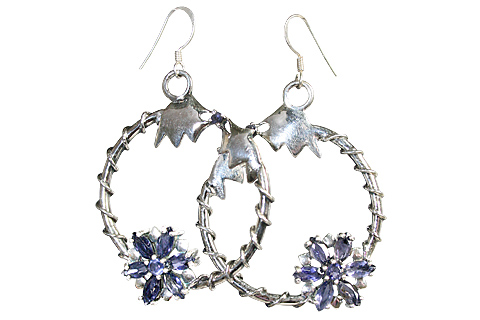 SKU 10371 - a Iolite earrings Jewelry Design image