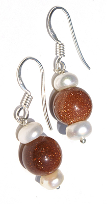 SKU 1040 - a Pearl Earrings Jewelry Design image