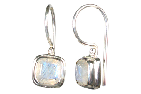 SKU 10410 - a Moonstone earrings Jewelry Design image