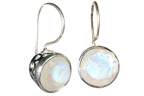 SKU 10418 - a Moonstone earrings Jewelry Design image