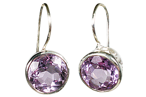 SKU 10420 - a Amethyst earrings Jewelry Design image