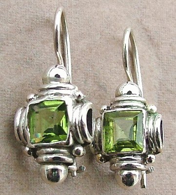 SKU 1049 - a Peridot Earrings Jewelry Design image