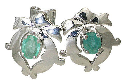 SKU 10515 - a Emerald earrings Jewelry Design image