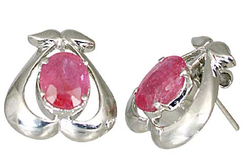 SKU 10517 - a Ruby earrings Jewelry Design image