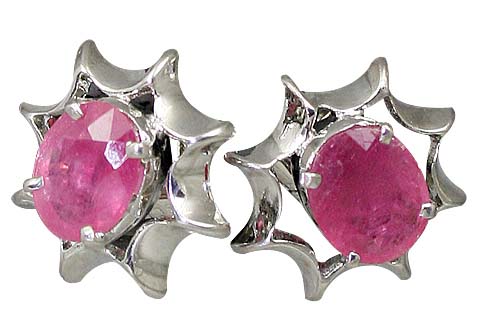 SKU 10518 - a Ruby earrings Jewelry Design image
