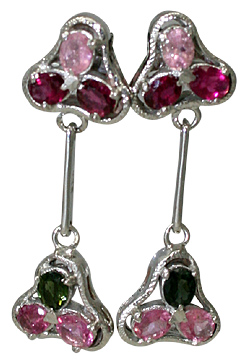 SKU 10523 - a Tourmaline earrings Jewelry Design image
