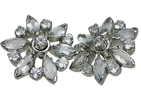 SKU 10527 - a Aquamarine earrings Jewelry Design image