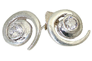 SKU 10530 - a Crystal earrings Jewelry Design image