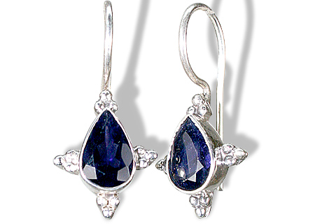 SKU 1058 - a Iolite Earrings Jewelry Design image