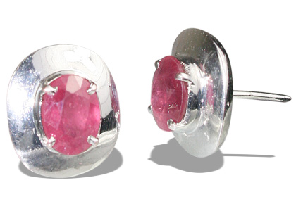 SKU 10606 - a Ruby earrings Jewelry Design image