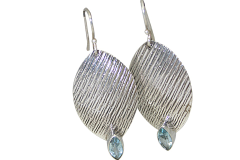 SKU 10667 - a Aquamarine earrings Jewelry Design image
