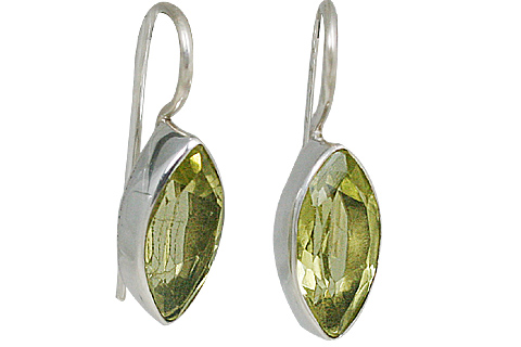 SKU 10674 - a Lemon Quartz earrings Jewelry Design image