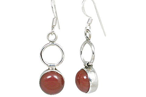 SKU 10682 - a Carnelian earrings Jewelry Design image