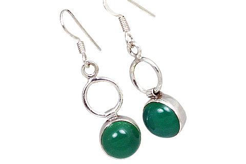 SKU 10683 - a Onyx earrings Jewelry Design image