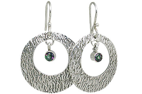 SKU 10700 - a mystic quartz earrings Jewelry Design image
