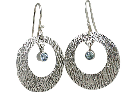 SKU 10701 - a Aquamarine earrings Jewelry Design image