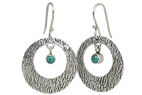SKU 10702 - a Turquoise earrings Jewelry Design image