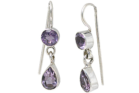 SKU 10716 - a Amethyst earrings Jewelry Design image