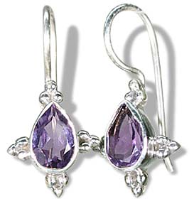 SKU 1072 - a Amethyst Earrings Jewelry Design image