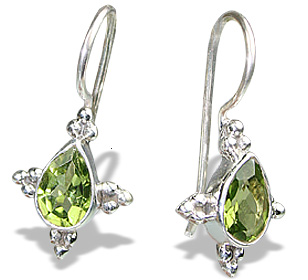 SKU 1073 - a Peridot Earrings Jewelry Design image