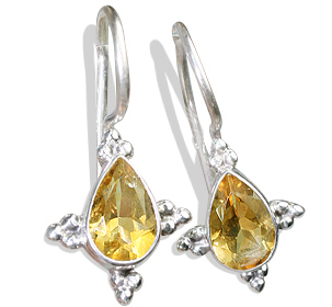 SKU 1074 - a Citrine Earrings Jewelry Design image