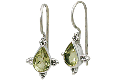 SKU 10763 - a Lemon Quartz earrings Jewelry Design image