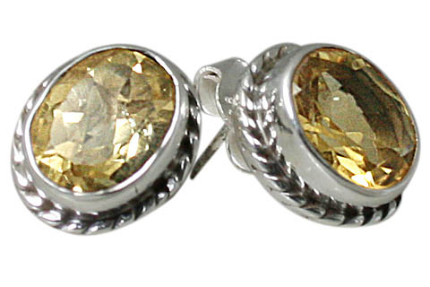 SKU 10764 - a Citrine earrings Jewelry Design image